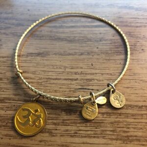 Alex & Ani Gold Charm Bangle Bracelet